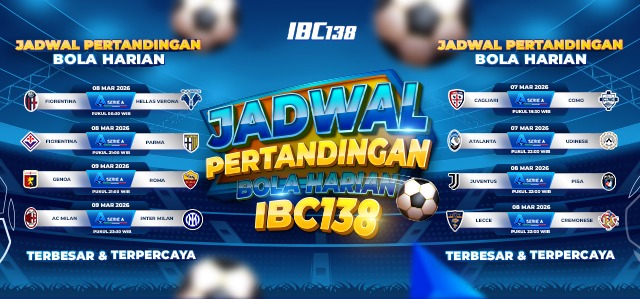 JADWAL PERTANDINGAN BOLA HARIAN