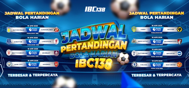 JADWAL PERTANDINGAN BOLA HARIAN