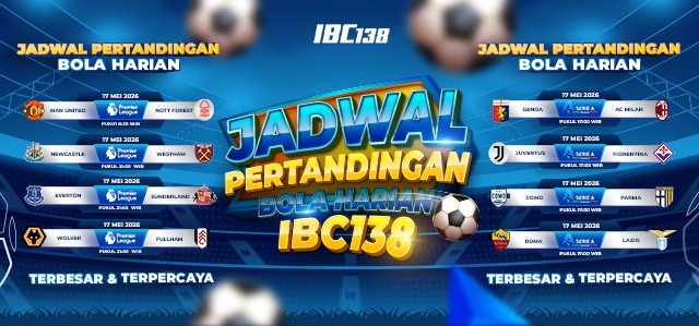 JADWAL PERTANDINGAN BOLA HARIAN