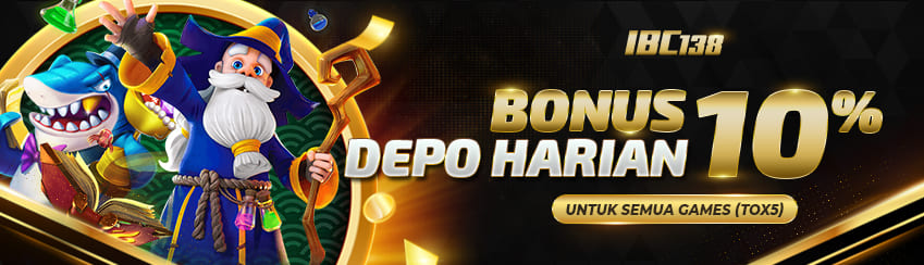 Bonus deposit harian 10%